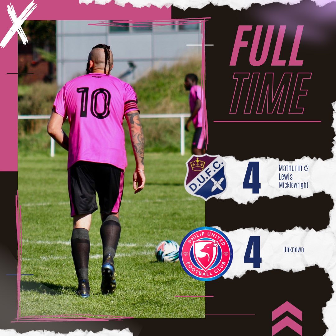 DagenhamUTD_FC's tweet photo. A goal fest for the neutrals today as the Daggers firsts finished up with a 4-4 draw against new boys Phillip United 

More vital mins in the tank &amp; 4 more Res players making the step up 👏🏼 

Big thanks to Phillip United for the game, lovely lads 👌🏼⚽️ https://t.co/auiAVQg7hW