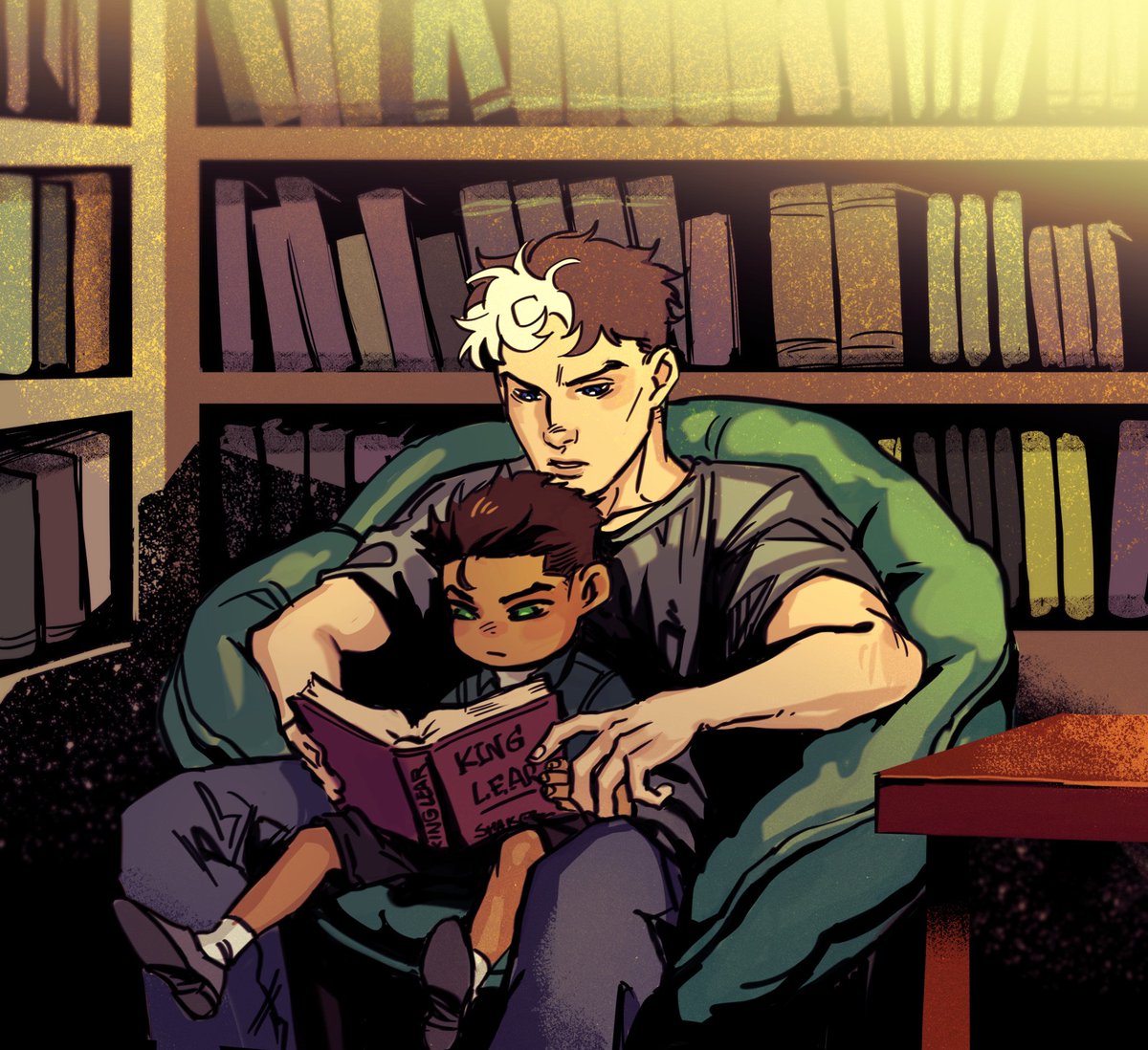 cookingbatter's tweet photo. Jason survived joker's ambush and continued living at the Manor &amp; attending school like a happy nerd THE END https://t.co/XeqG20lGO4