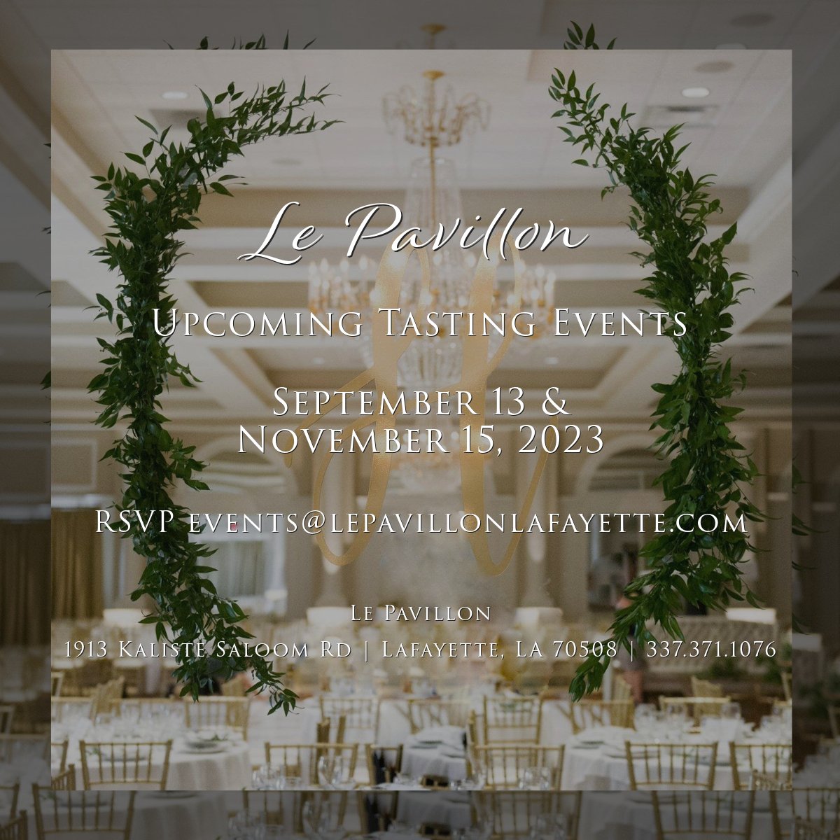 Reception Venues Reception Halls Lafayette LA Le Pavillon, le