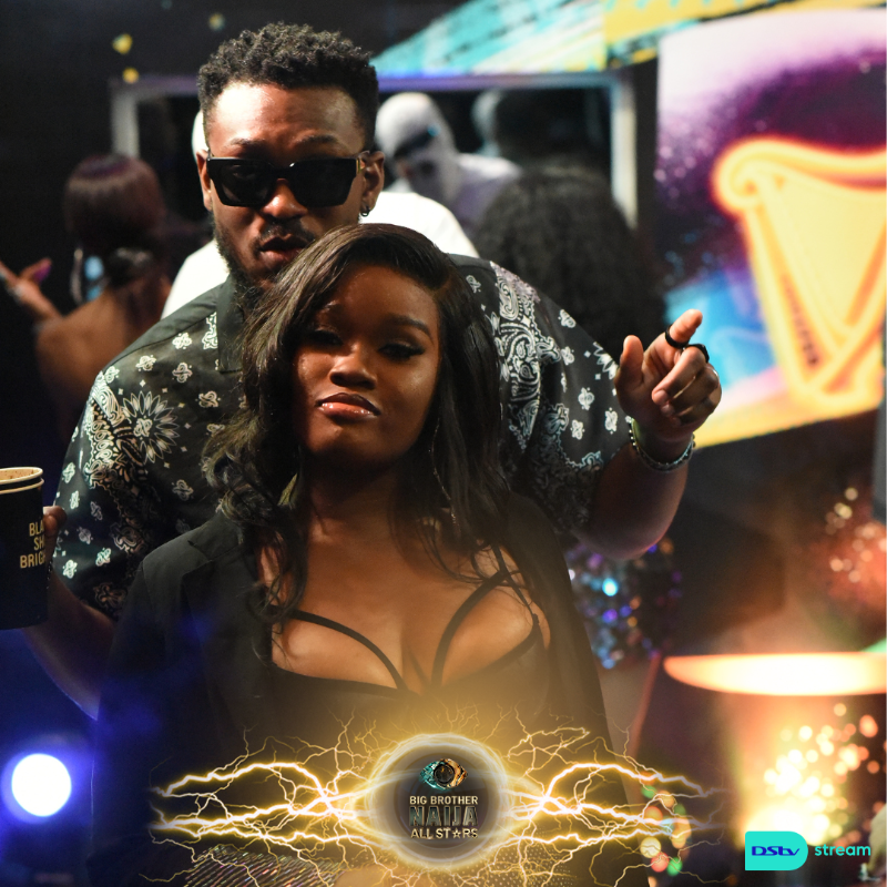 BBNaija's tweet photo. The #BBNaijaAllStars Saturday night rave don start o! 💃🏽🕺🏽
Tune in now to stream on @DStvNg.
#BBNaija