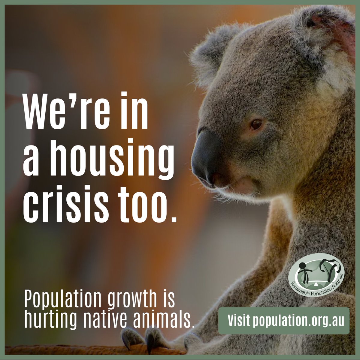 As they work to 'lock in' the Big Australia #population growth agenda- all this week we will be running a theme around its horrible environmental impacts, ... which all too easily get swept aside, when you measure only economic 'growth'. This week, we speak for the voiceless