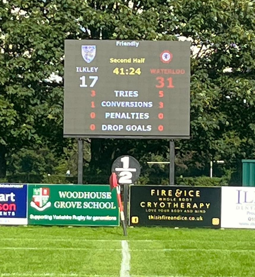 Great day at <a href="/IlkleyRugby/">Ilkley RFC Official</a> a wonderful club filled with real rugby people. Nice result for us building towards the season ahead well done <a href="/Waterloo1st/">Firwood Waterloo Rugby Club</a>