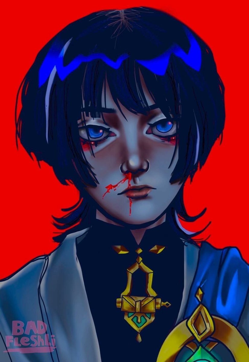 badfleshli's tweet photo. the result of art drawn by a finger, spent almost 4 hours🥵

 ─── ✧ ♡ ✧ ───⁣⁣⁣⁣⁣⁣⁣⁣⁣⁣
 [ #GenshinImpact #Scramouche #wanderer #Genshin #gensh #wanderer #scaramuccia ] https://t.co/Xauu5rQcpq
