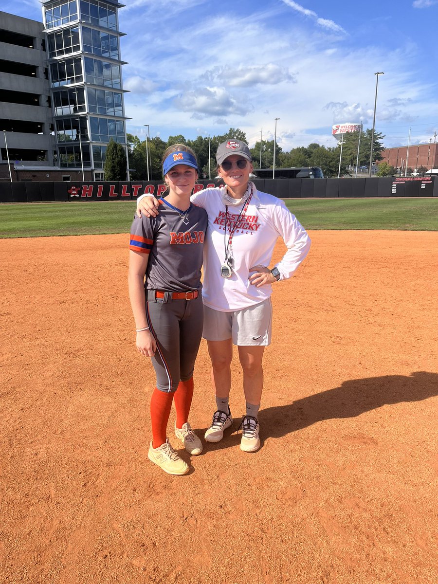 I had such a fun time at the <a href="/WKUSoftball/">WKU Softball</a> camp!! Thank you <a href="/AmyLTudor/">Amy Tudor</a> and <a href="/KaylaBixel/">Kayla Bixel</a> for having me! Thank you for all the help and i can’t wait to come back!!  #wkusoftball #hilltoppers