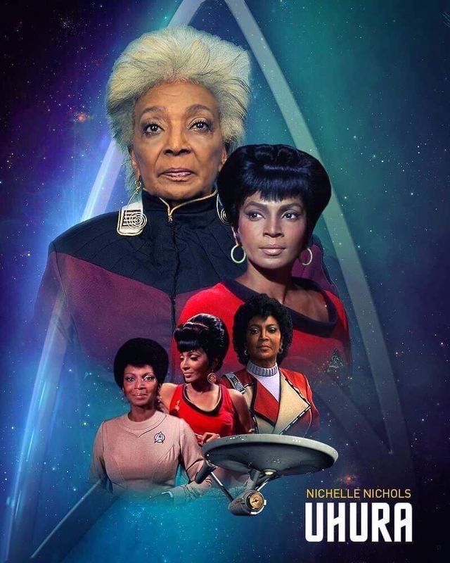 NurseChapel11's tweet photo. Never saw this one before.  She was so amazing.  #startrek #TOS #allstartrek #nichellenichols #Uhura https://t.co/UiHFfR7WWb
