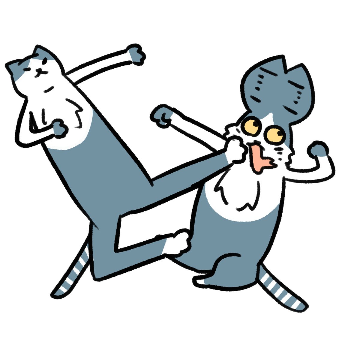 「#本ミリバールシンプルに負ける猫です 」|honmirinのイラスト