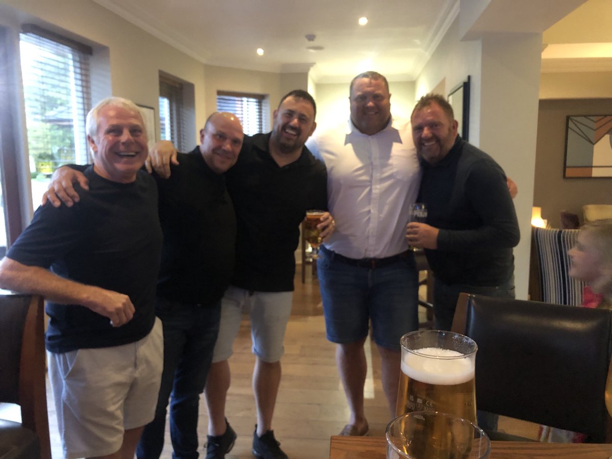 Great to meet up with my old mates Chris &amp; Neil today &amp; good luck to Big Rick in England’s Strongest Man tomorrow 💪