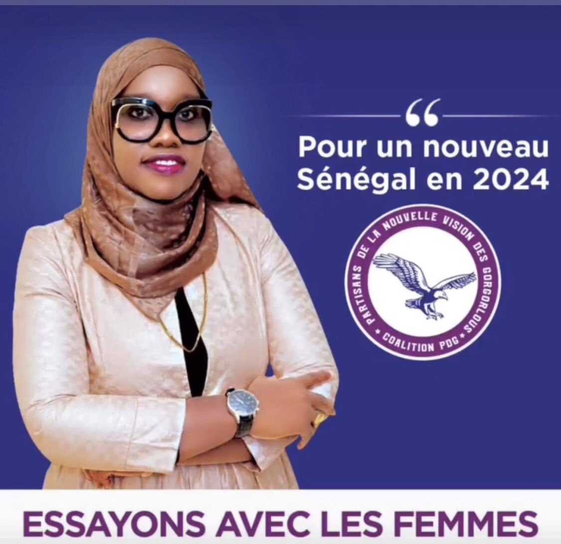 thiam_samake's tweet photo. Construisons ensemble un avenir radieux pour le Sénégal avec Mme FATOU SAMAKÉ THIAM en tant que candidate à la présidentielle de 2024. Son engagement et sa vision nous guideront vers un Sénégal meilleur pour tous. Rejoignez la COALITION PDG LES GORGORLOUS aujourd'hui ! https://t.co/s82kI2xwhQ