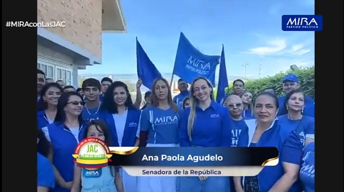 #MIRAconLasJAC Los miembros de la junta directiva de las JAC tendrán derecho a un auxilio en el sistema de transporte del Municipio o Distrito en el que resida, correspondiente al 50% del valor del pasaje. <a href="/PartidoMIRA/">Partido MIRA</a> <a href="/Virguez/">Manuel Virgüez Piraquive</a> <a href="/AnaPaolaAgudelo/">AnaPaolaAgudelo</a> <a href="/irmalherrera/">Irma Luz Herrera Rodríguez🏛️🇨🇴</a> <a href="/carlos_guevara/">Carlos Edo Guevara</a>