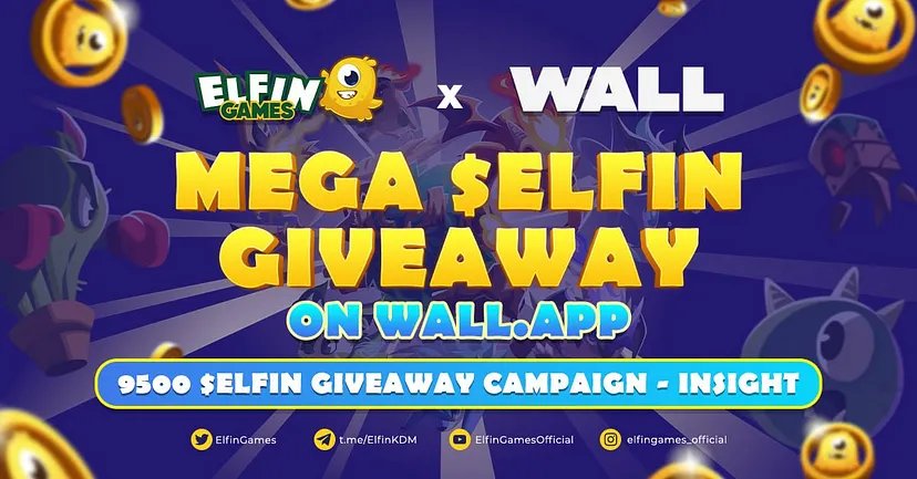elfingamesp's tweet photo. 1/2 🎉 ¡Únete al Mega Sorteo Elfin con las nuevas misiones de #WALL!  🌟

Completa 8 misiones simples en @walldotapp para tener la oportunidad de ganar 9,500 tokens $ELFIN.  ¡La comunidad está animada y la emoción es real!🔥

Más misiones, más recompensas.  🤑🫰 https://t.co/WahhdaqzjG