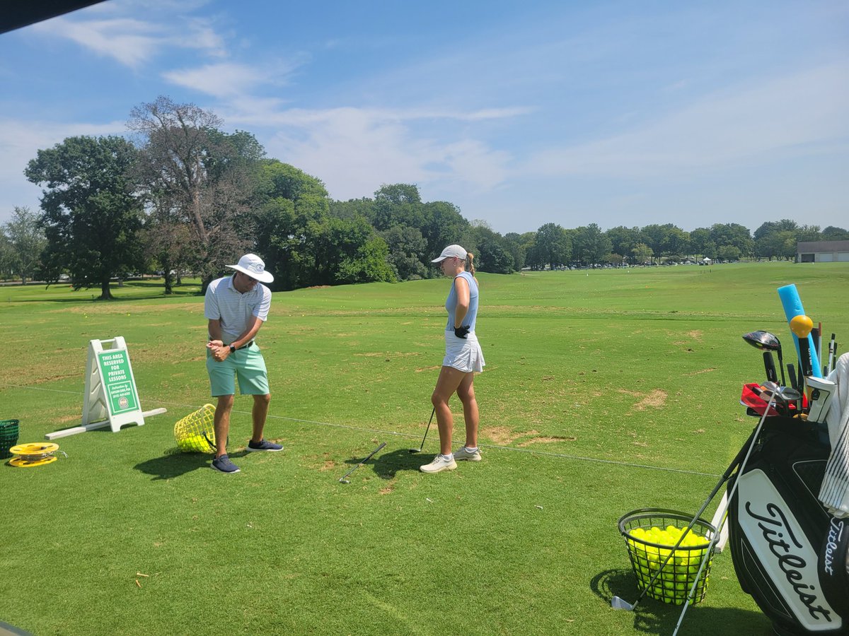 Tune up with my coach, evil golf genius <a href="/GCudeGolf/">Gaylon Cude</a> ! #bravetheheat