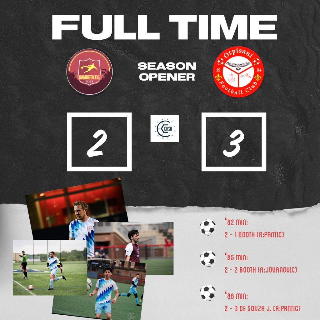otpisanifc's tweet photo. Squad opened @casasoccer Segunda campaign with impressive come from behind W. https://t.co/ntzti4dNR1