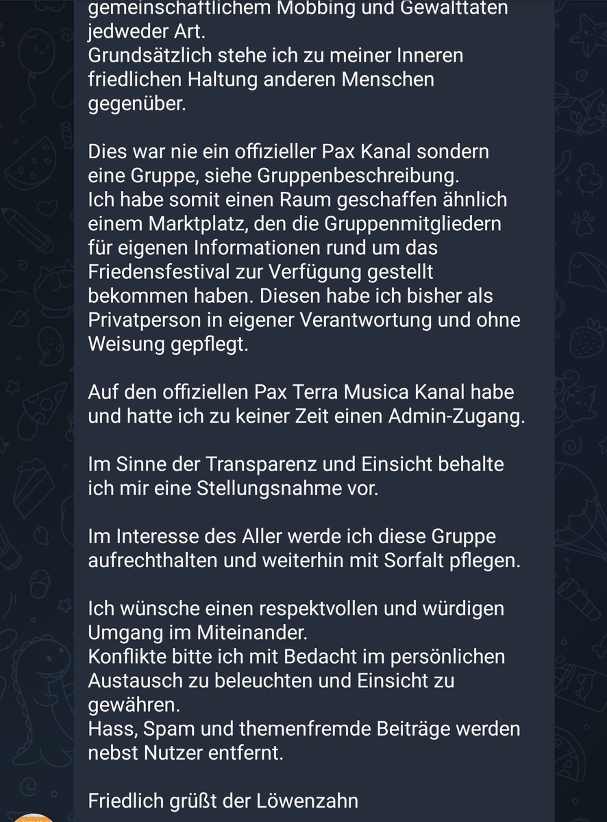 querdenkenwatch's tweet photo. Hui, Rosenkrieg bei den #friedenswahnwichteln vom 💩-#paxterra 🍿🍿🍿 https://t.co/LozKaSf2lc