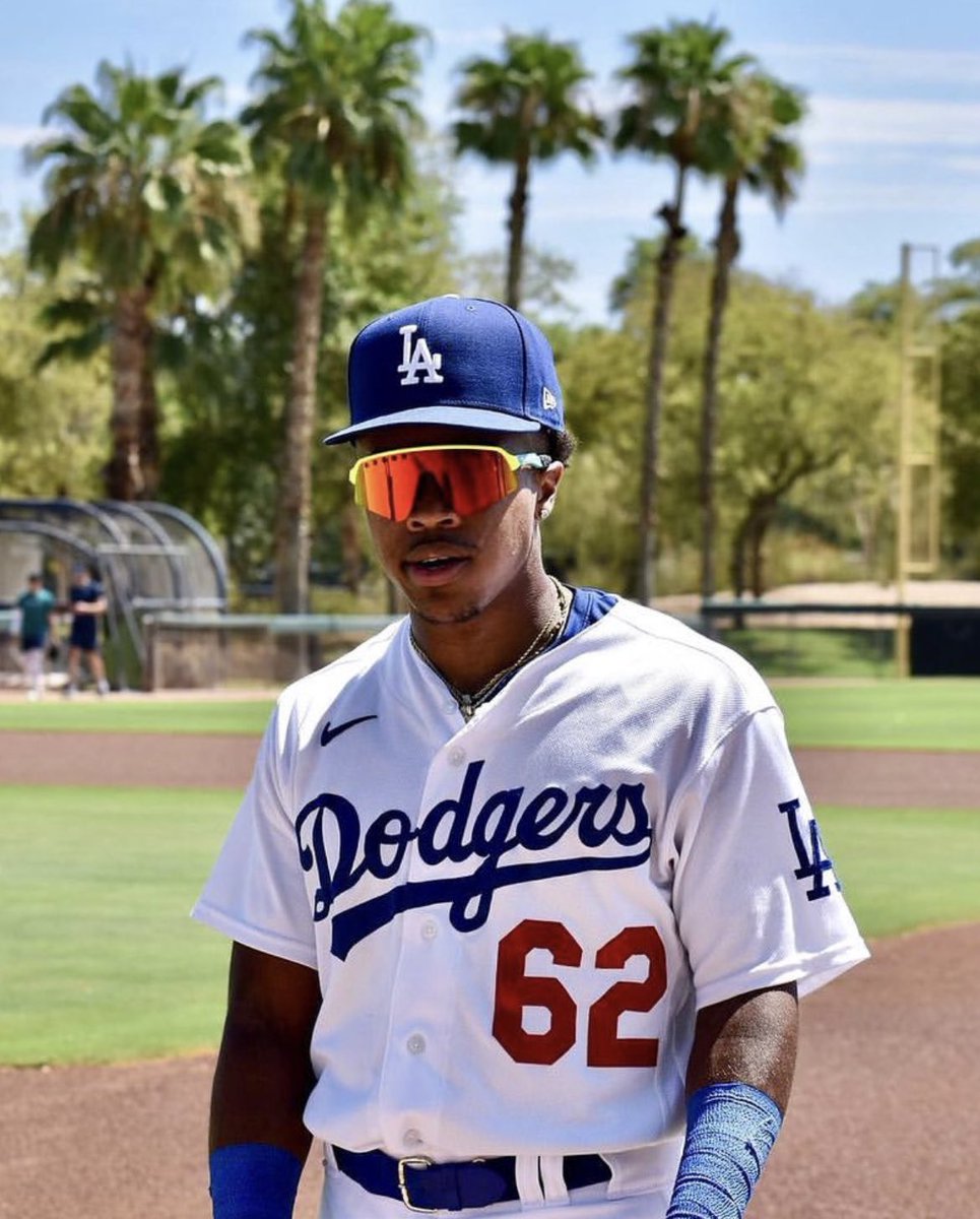 First-round pick Kendall George, my No. 25 #Dodgers prospect, has been promoted to Single-A Rancho Cucamonga. Here’s how he did in 16 rookie-ball games:

.362 AVG
.451 OBP
.864 OPS
.425 wOBA
129 wRC+
15.5 BB%
11 SB

Impressive start to the 18-year-old outfielder’s career