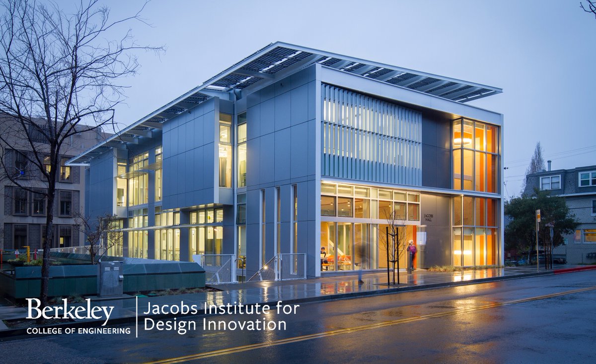 OPEN POSITION - Executive Director Jacobs Institute for Design Innovation @ UC Berkeley! Looking for a highly motivated candidate with an entrepreneurial spirit who is passionate about Design+Technology – Learn more and apply jobs.berkeley.edu + search for position # 57703