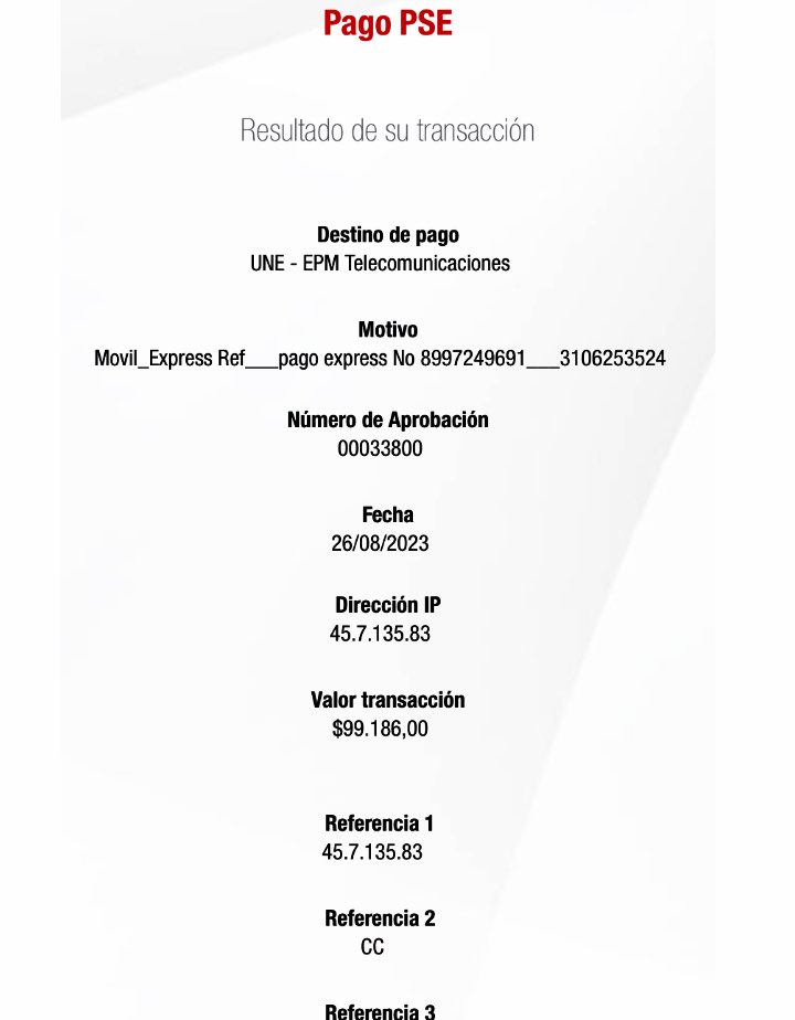 rikaQuinte80941's tweet photo. @Tigo_Colombia les pague su factura por un servicio que no prestaron en meses, exijo inmediatamente que cancelen el plan inmediatamente! Según la Crc no me puede negar el derecho a cancelar el plan así esté en Mora! De todas maneras ya tiene la plata https://t.co/e6Dt67F5SN