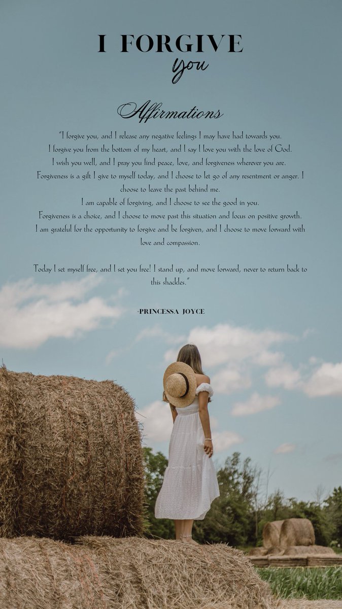 princessajoyce's tweet photo. Forgiveness is a choice https://t.co/61MpBeDhwS