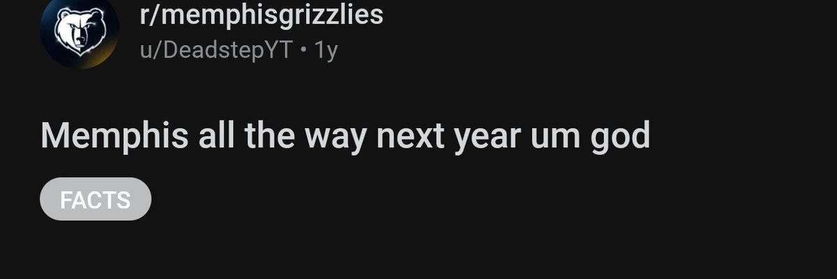GrizzliesReddit's tweet photo. Run it back https://t.co/nCKVGIpuOd