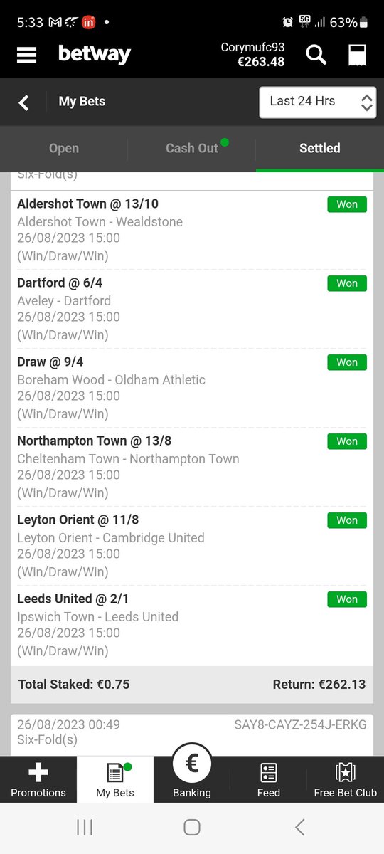 coryconnor361's tweet photo. Nice little profit.. #SportsGambling #footballbets  #winning #betway #suckyournan https://t.co/KWBqDLe2gI