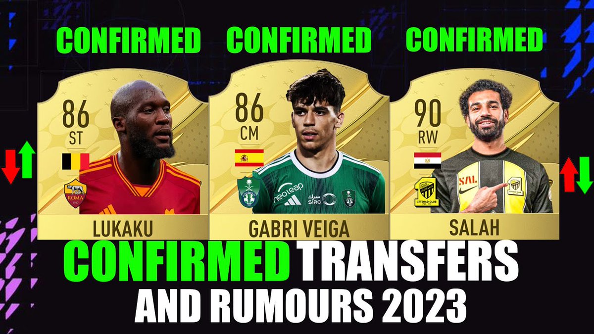 MadFootball13's tweet photo. EA FC 24 | NEW CONFIRMED TRANSFERS &amp; RUMOURS! Ft Salah, Lukaku, Veiga... etc
https://t.co/l9kmegrTGC
#EAFC24 #EAFC #Salah #MohamedSalah #Liverpool #GabriVeiga #Lukaku #Balogun #Chelsea #Kudus #Transfers #Ronaldo #messi #Haaland #ManCity #ManUtd #ittihad #fabrizioromano #Mbappe https://t.co/cqD4n9czO1
