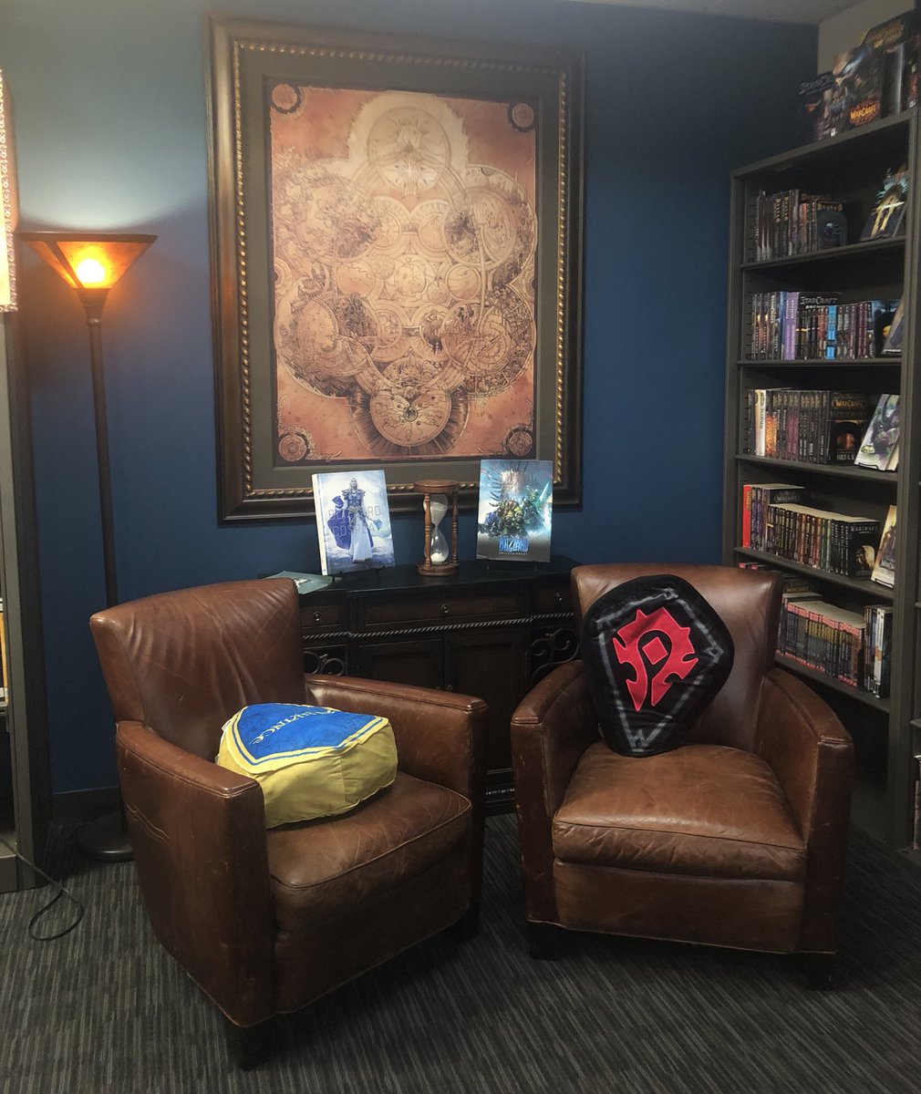 Made my allegiance clear in the HQ library. 

#ForTheHorde #Warcraft