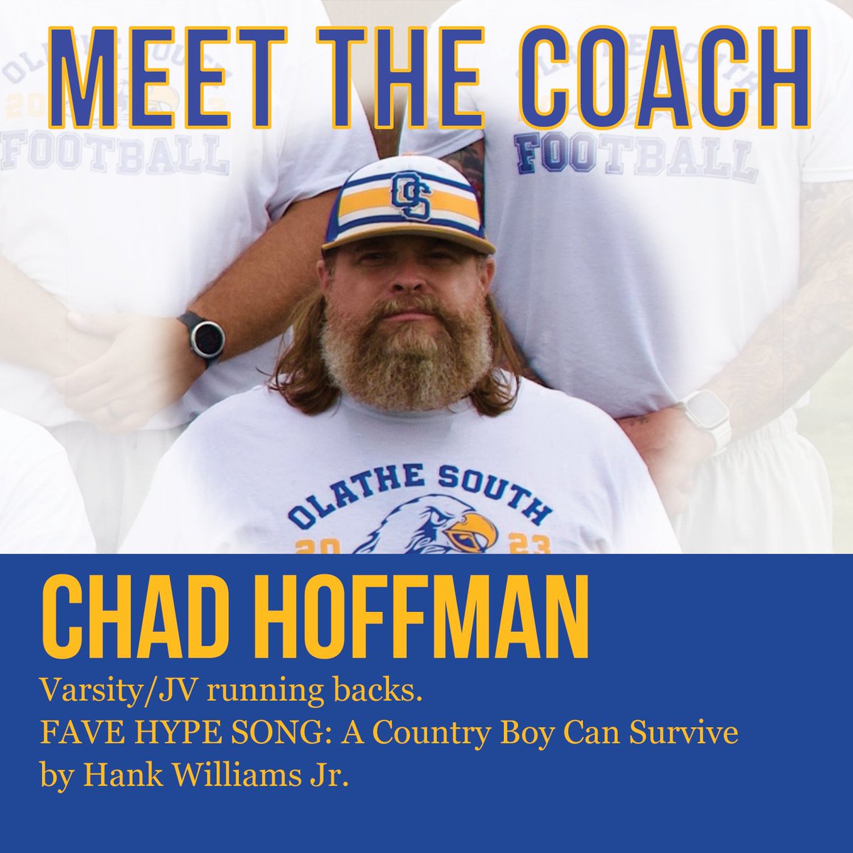 osffbc's tweet photo. #MeetTheCoach, Coach Chad Hoffman @HankJr https://t.co/s1OIJgDeNK