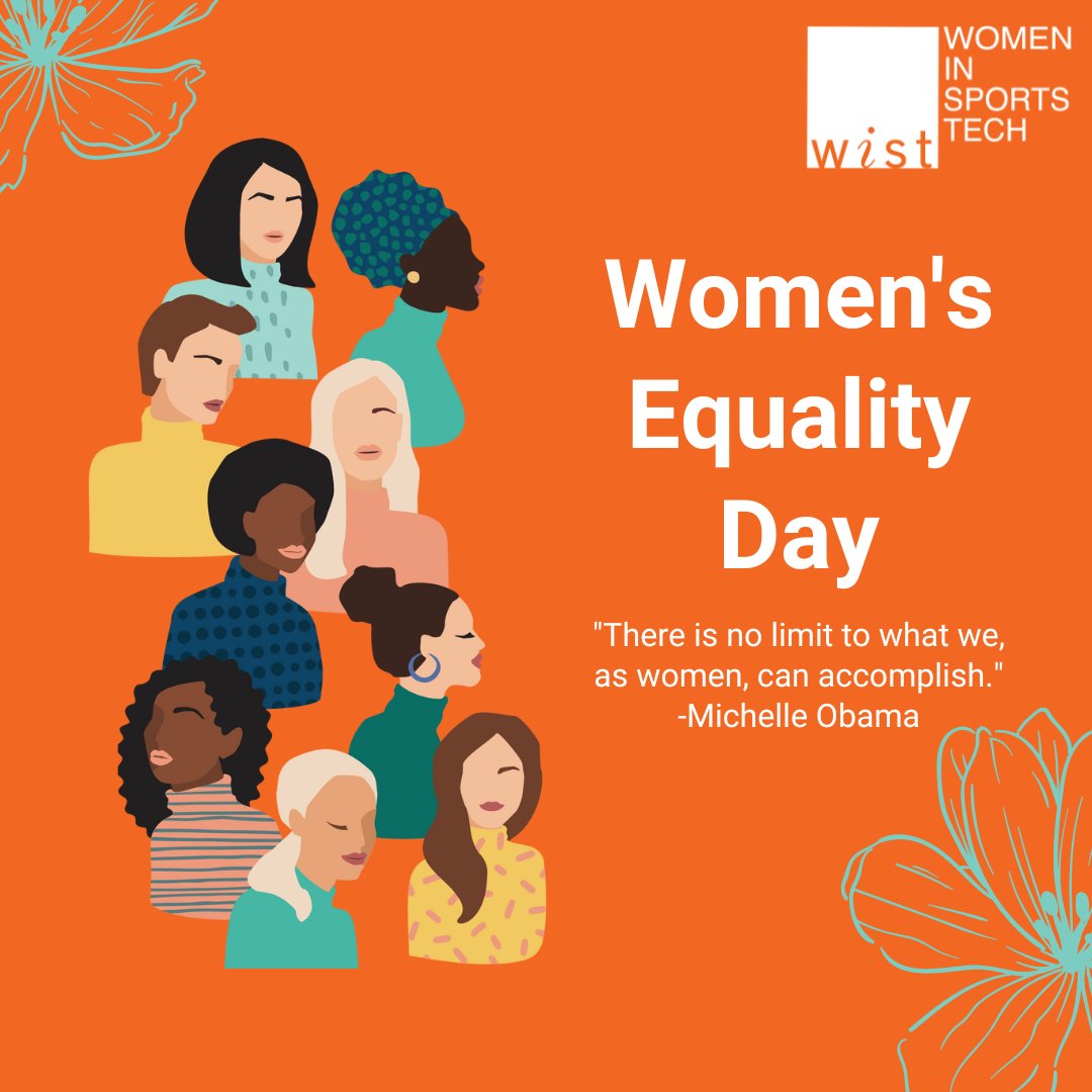 WomenSportsTech's tweet photo. 💫 On this #WomensEqualityDay, we celebrate the past, present, and future achievements of women, especially those in sports tech. Let's keep pushing for progress and standing up for a world where every opportunity has no gender limits!
#WomeninSportsTech #ChangeTheRatio https://t.co/B7XpbYEOnW