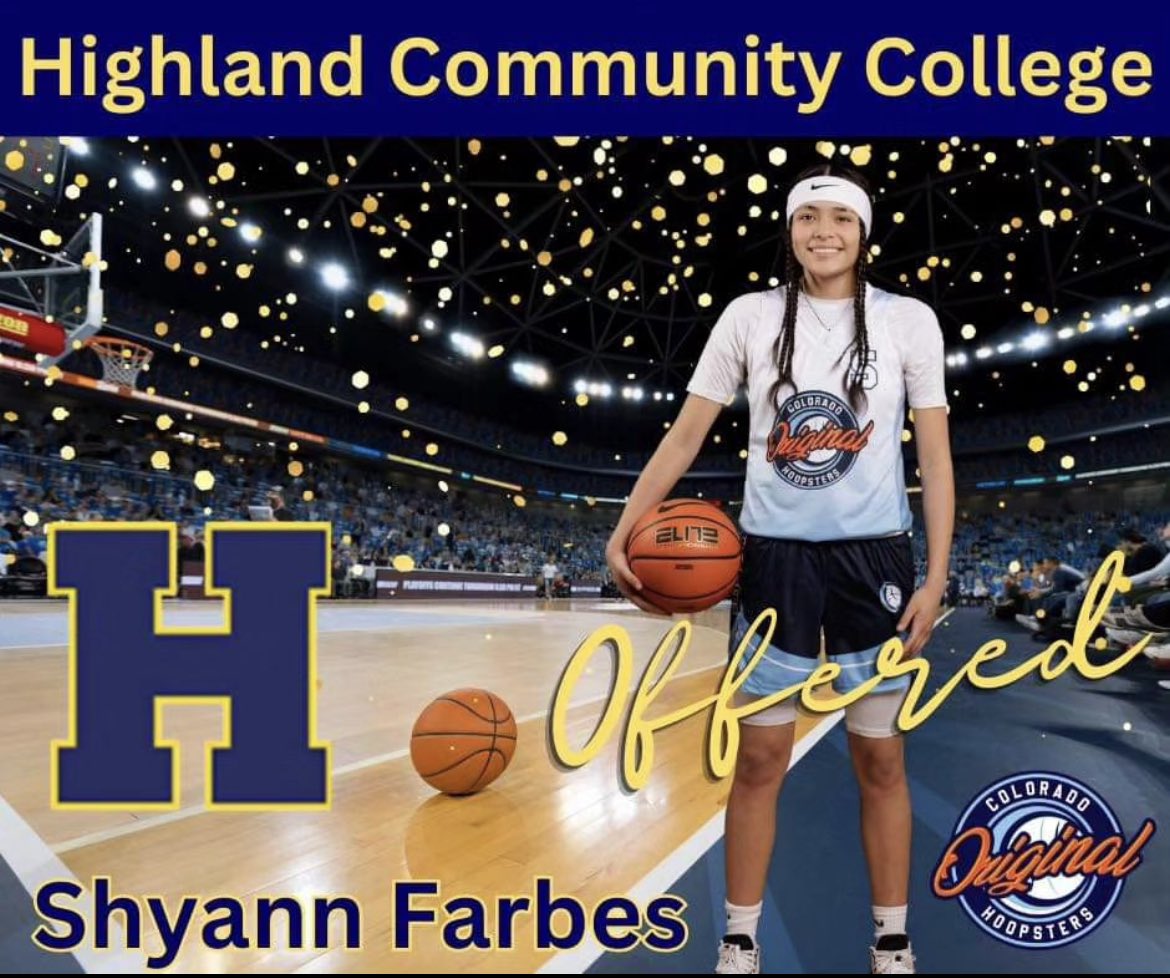 After a great conversation with <a href="/coachproc25/">Saundra Proctor</a> today. I’m blessed to receive and offer to play basketball @HighlandCC_WBB . Thank you for this great opportunity!