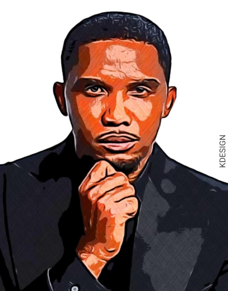 Designer 🖌️#portrait #CartoonArt @SamuelEtoo 👏😚👏