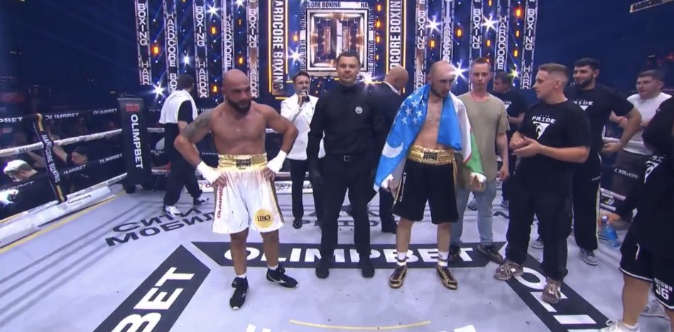 ArmFightZone's tweet photo. Le combat entre Lendrush Akopyan 🇦🇲 et Timur Nikulin 🇺🇿 s’est soldée par un match nul au #HardcoreBoxing ! https://t.co/QeIy0bJST3