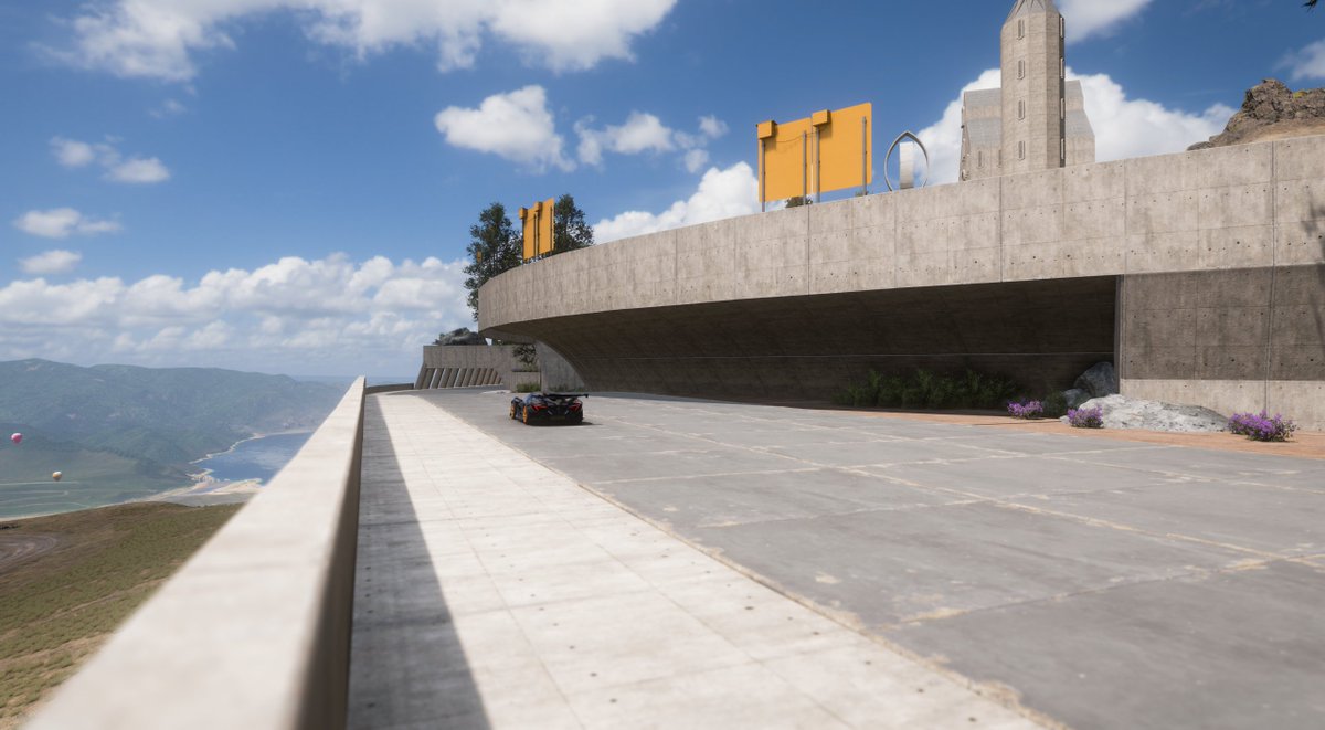 One week's worth of progression photos. A lot has changed (multiple times). I'm hoping for it to fully release in a week or two. Mostly adding more detail to the track and polishing out problems areas. 

<a href="/ForzaHorizon/">Forza Horizon</a> <a href="/ForzaGuild/">Forza Creators Guild</a> #Eventlab #Forzashare #Forza #ForzaHorizon5