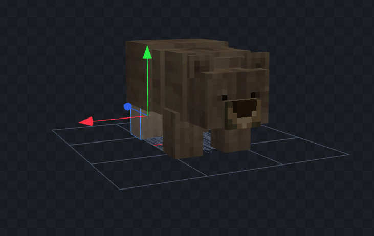 EmmanuelArtGame's tweet photo. Je suis en train d'apprendre à faire un mod minecraft, j'ai réussi à faire un ours en 1 journée je suis assez fier de moi #Minecraft #Blockbench https://t.co/MDGW2xCrZq