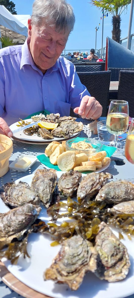 Dégustation d’huîtres en tête à tête avec Yann directeur admr Morbihan avec vue sur le golfe