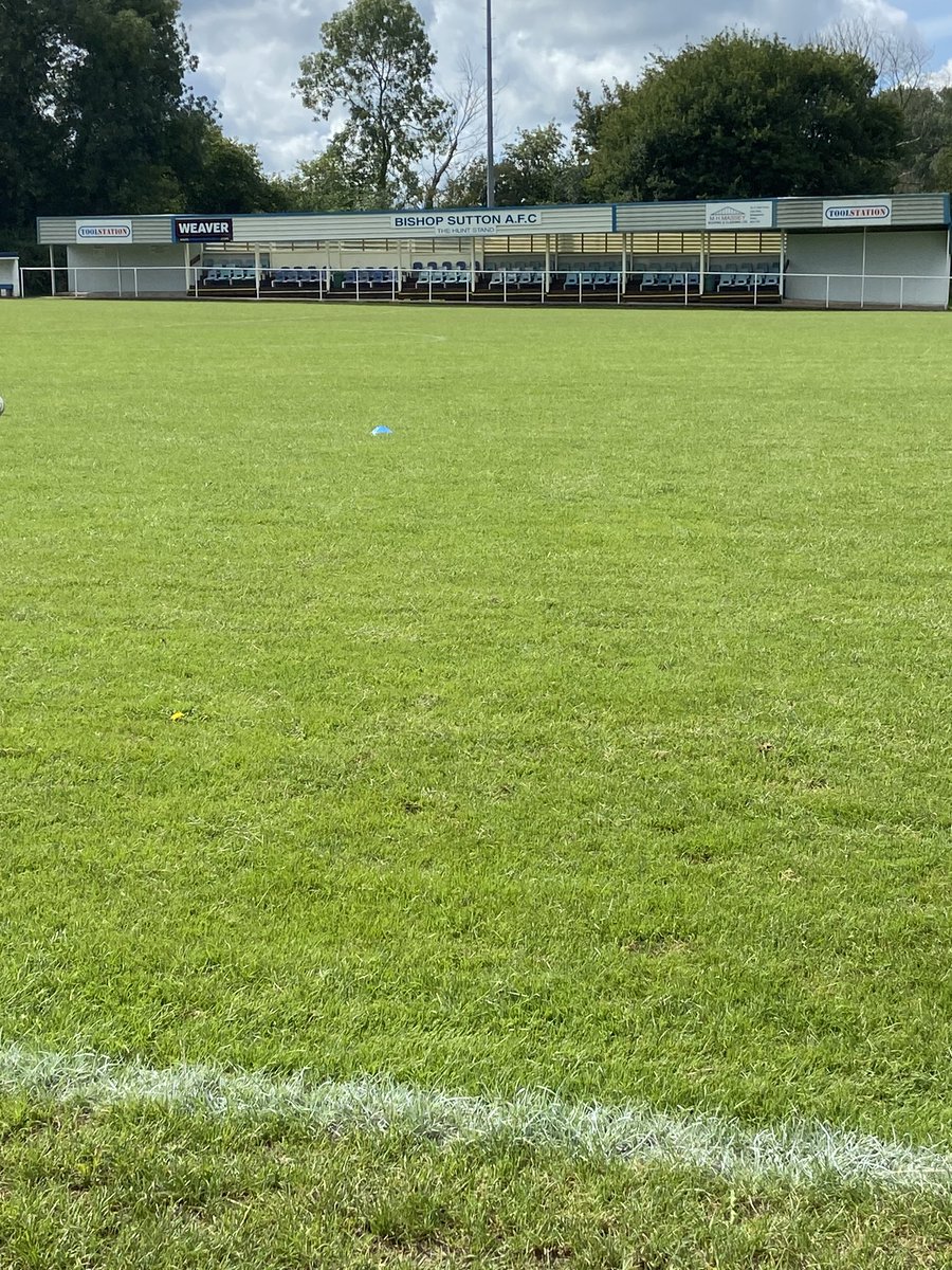 davmort's tweet photo. Wonderful @IsuzuFAVase game in sunny Bishop Sutton today, was a pleasure to help officiate. Lovely people &amp; hospitality shown by all 
at @BishopSuttonAFC - and a game played in fantastic spirit👌🏻
Well done to @TheBridger1894 and good luck in the next round.
#FAVase https://t.co/LEDgBtvzvC