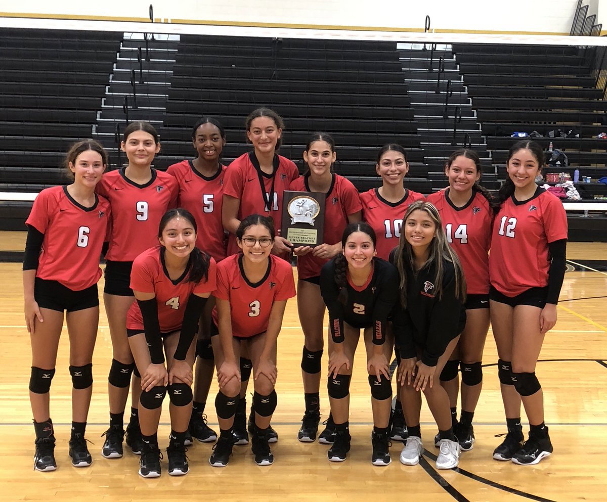 stevens_vb's tweet photo. 3 day tourney in Seguin! 
#SilverBracketChamps #FalconStrong https://t.co/UiSGa9HLFO