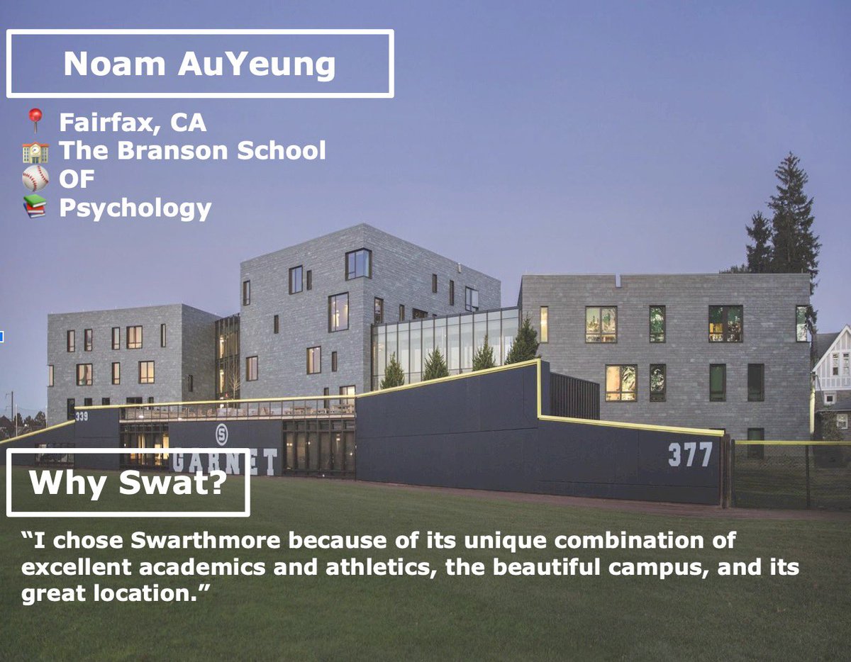 Excited to welcome Noam AuYeung to the class of 2027. #GoGarnet
