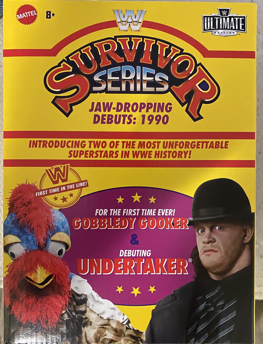 Received my @amazon Exclusive wwe ultimate edition 2 pack of @undertaker and gobbledy gooker #FigLife @WrestleFigNews @FullyPoseable @VintageJakksBCA @3collectabros @doingthefavor @Soda_hunter @figheel @pickett_shaun @actionfigattack @FigHNTR24_7 @Stuttsy