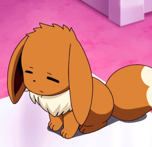 PokemonGems's tweet image. sleepy Eevee