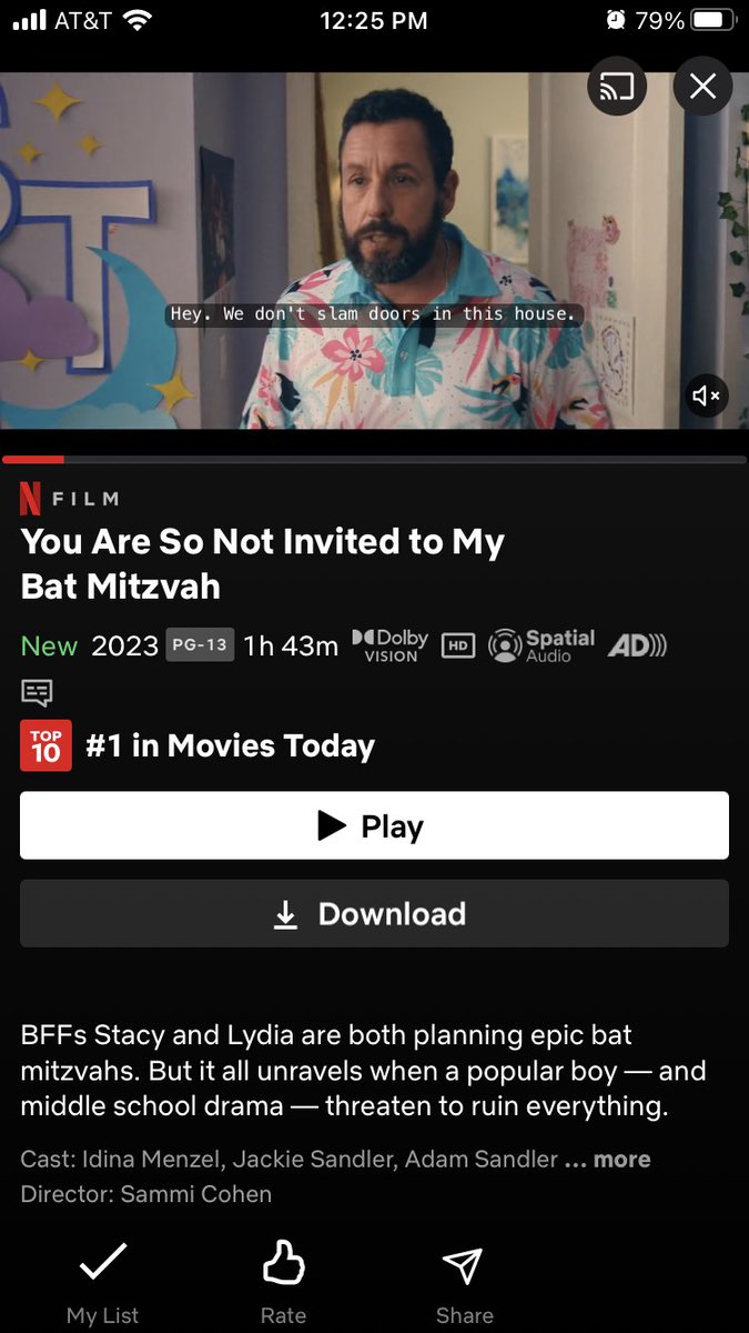 This movie’s prob #1 on Netflix rn bc of the banger they used in the trailer and end credits ;)