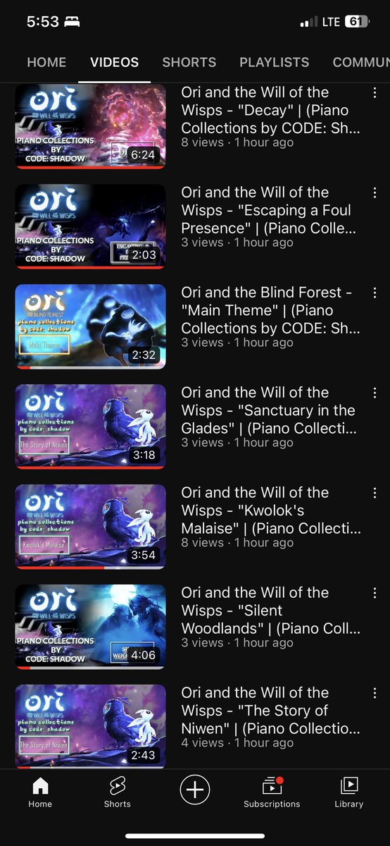 Birthday Uploads Are Now 
🟢LIVE!🟢

3 REMIXES on Ori Music 💿🎼
10 8-Bit Ori Pieces 👾🎵
14 Piano Covers of Ori Music 🎹

ALL Music by <a href="/garethcoker/">Gareth Coker</a> i’m just an Arranger!
PS: fav was my 3/4 take on Ash and Bone! 
-youtu.be/zPjxDiIJndo?si…
Grateful to see another year today! 🥳🎉🎂