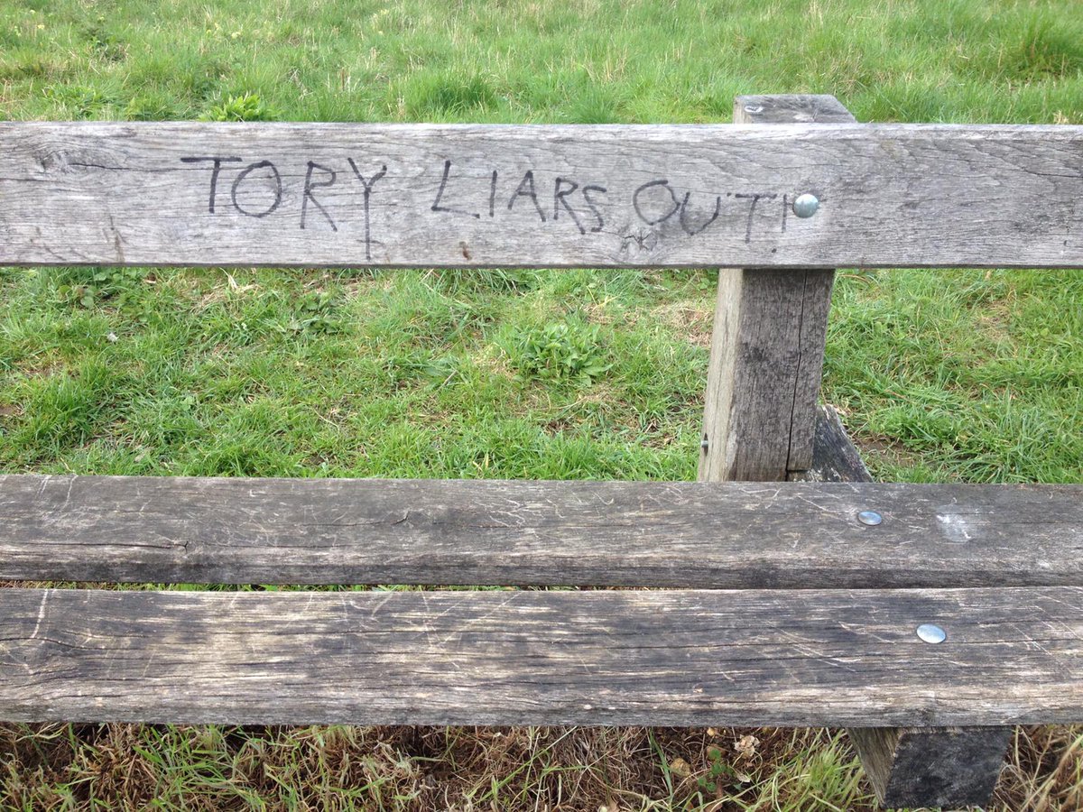 When it comes to benches
and right-wing stenches,
even mid-Beds wants them out.
This was for Boris
the lying shit,
pre-empting Dorries
who threatened to quit -
do these Tories have any clout?
At last she's  jumped ship
yet it seems a bit fishy:
maybe she's made a pact with Rishi.
