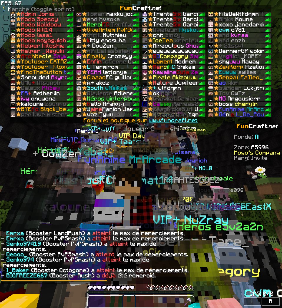 IDavidI__'s tweet photo. La Fin de Funcraft ❤️ #FunStaff #FunCraft #Ascentia https://t.co/hJoG3wr8Sz