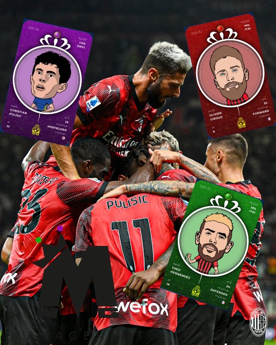 IlBarone84's tweet photo. It's raining bonuses at the Meazza stadium. I have Pulisic in the Super Rare league and Giroud in the Rare league. Right choice ๐. @ManagerNft
#nft #web3 #BLOCKCHAIN #football #SerieA #Milan #ACMilan #MilanTorino #managernft https://t.co/q2zasG8vk2