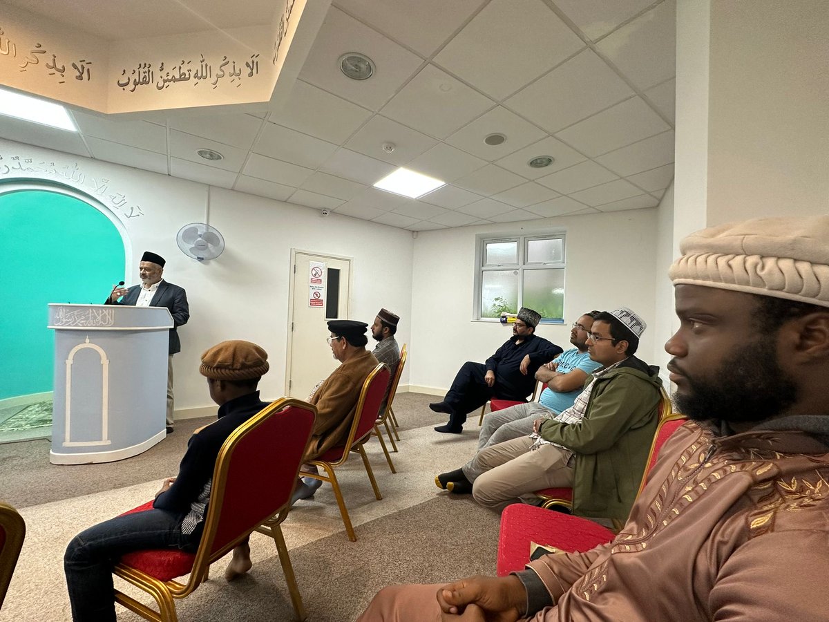 #loveforall ⁦@amawolves⁩ held general meetings today @ Bait ul Ata mosque