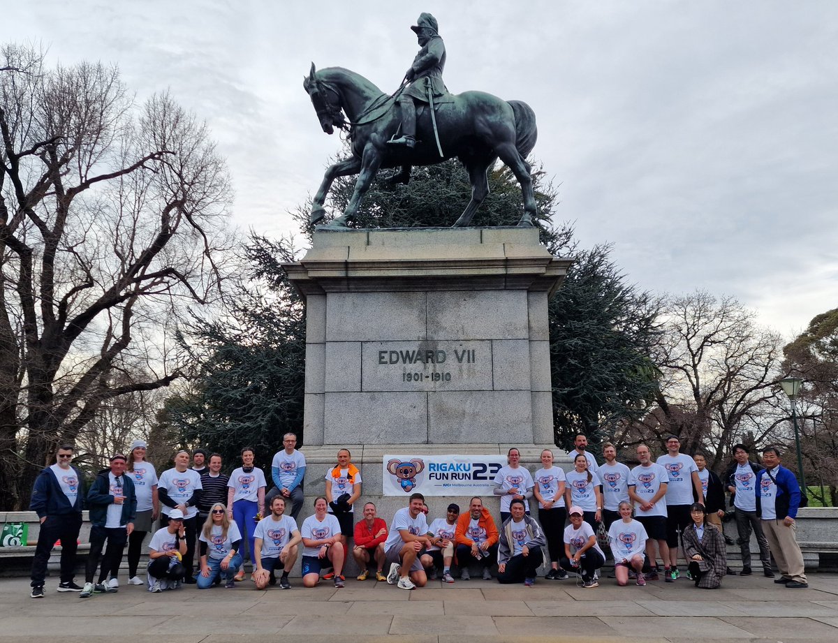 Thanks to all the runners who joined us for this mornings <a href="/rigaku/">Rigaku</a> fun run! #IUCr2023 #crystallography