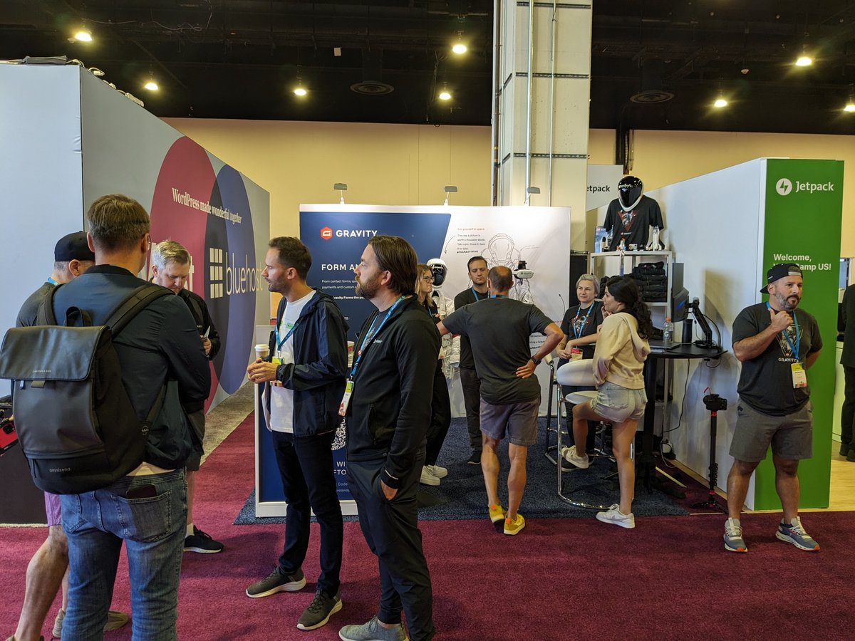 gravityforms's tweet photo. Wow, what an amazing few days at WordCamp US. Thanks to everyone who stopped by at the Gravity Forms booth for a chat - we loved meeting you all!

Until next year!

#FormAnything #WordPress #WCUS https://t.co/F38WbTLT27