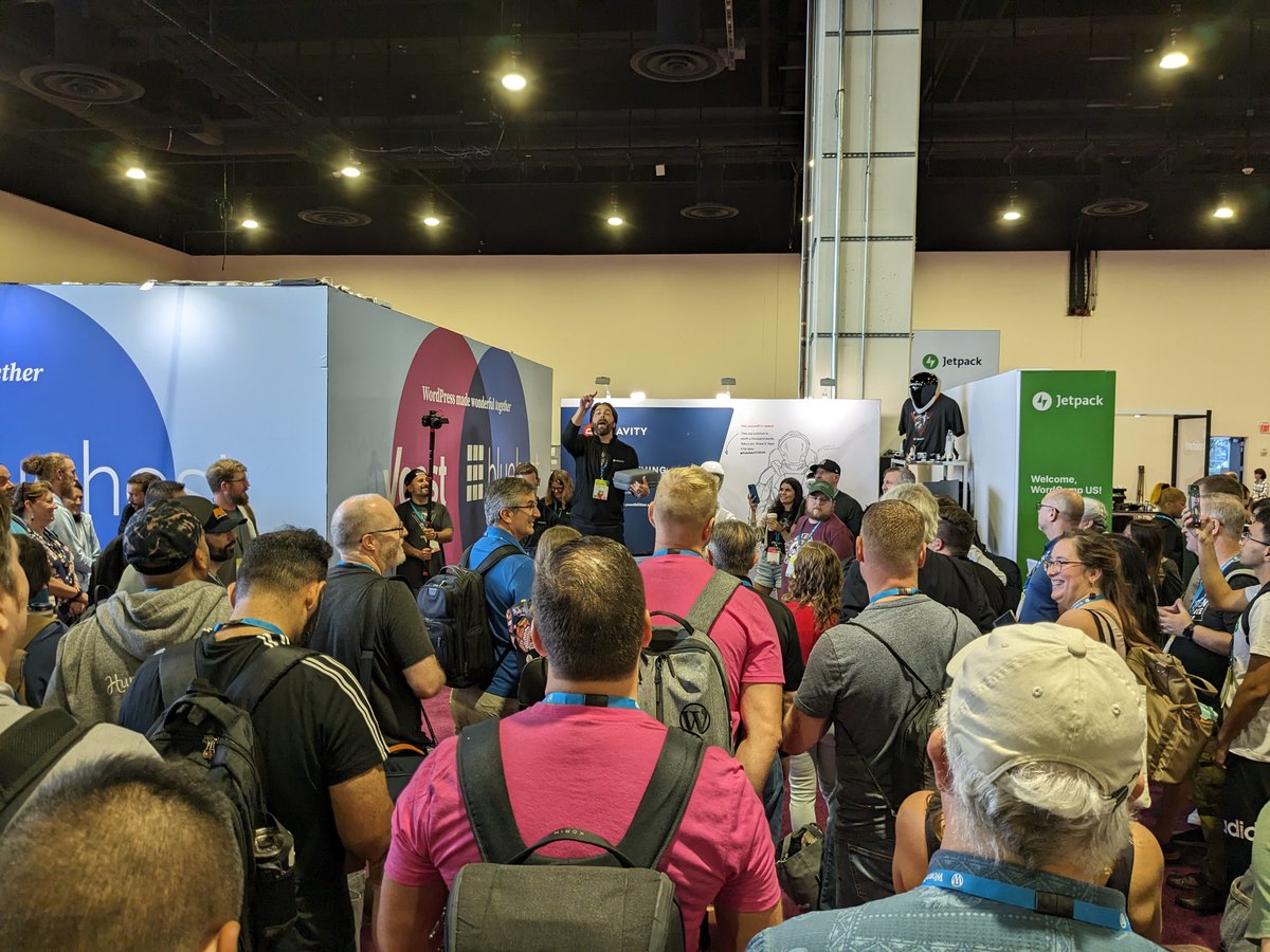 gravity's tweet photo. Wow, what an amazing few days at WordCamp US. Thanks to everyone who stopped by at the Gravity Forms booth for a chat - we loved meeting you all!

Until next year!

#FormAnything #WordPress #WCUS https://t.co/Eexu3FJKJE