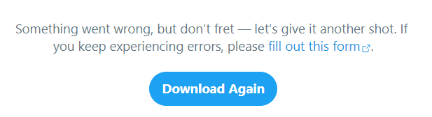 lpogoriler's tweet photo. @X @twitter I realize I am tweeting into the void. But: I downloaded my archive, and Likes aren't loading. I can open that tab, but as soon as I start scrolling, I get the error message below. I have already re-downloaded. "Fill out this form" just goes to FAQs, no actual form. https://t.co/C3nhW80x0O