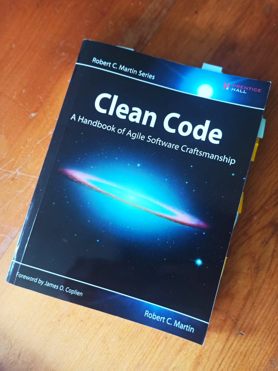 OlafCodeCoach's tweet image. This is one of the most important programming books on my bookshelf.

&apos;Clean Code&apos; by Robert C. Martin (a.k.a. Uncle Bob)

I rate it highly.

If it has helped me write simple, clean code. 

It can do the same for you.

#cleancode #codebetter #programming #SoftwareEngineering