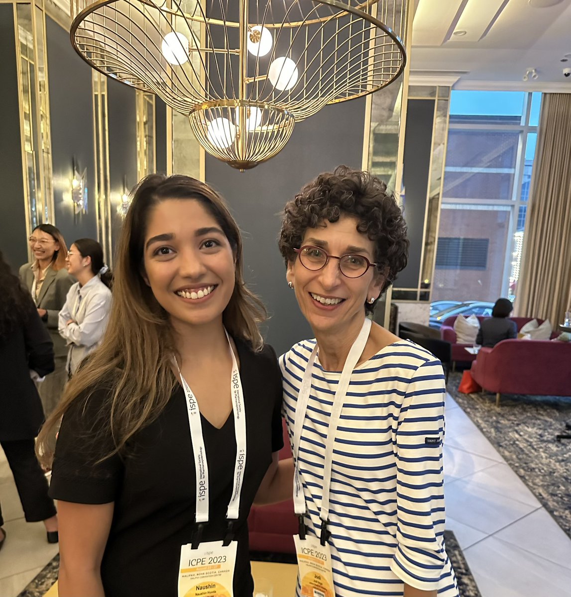 thisisnaushin's tweet photo. Day 2 of #ICPE23:
1️⃣More 🦞
2️⃣Presented my MPH capstone project
3️⃣Dinner with my team that made it all happen, including one of my MPH mentors, who I met for the first time in-person! 
4️⃣Pharmacoepi discussion with a focus in oncology - including #antidepressant use &amp; #diabetes https://t.co/aGYoPt9Es4